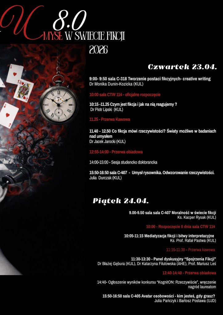 Czas Na Umysł Agenda